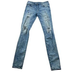 American Eagle AE x Young Money Jeans Skinny Air Flex Distressed Men's Size 32